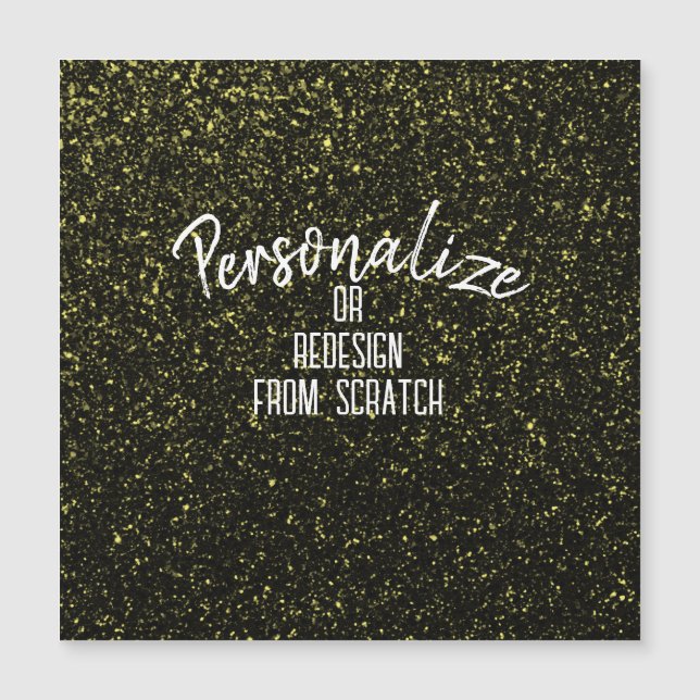 Crie sua própria placa magnética personalizada per (Frente)