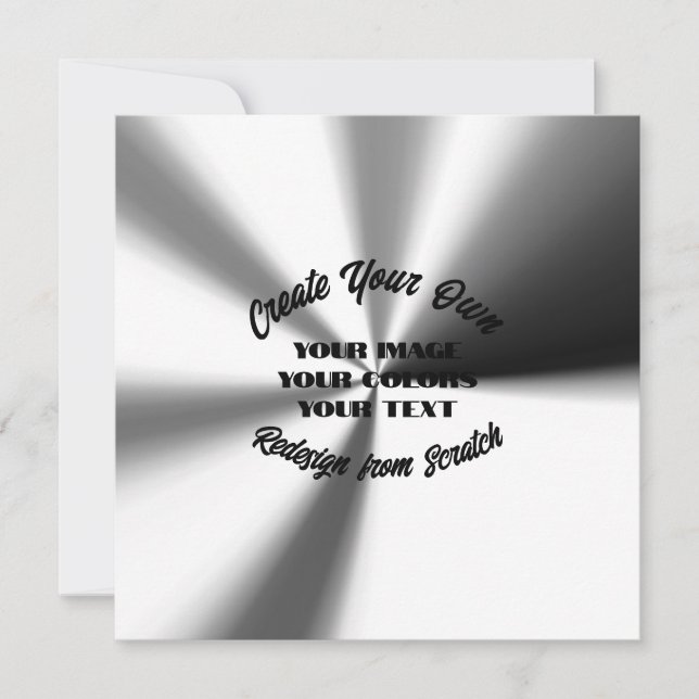 Crie sua própria placa plana (Frente)