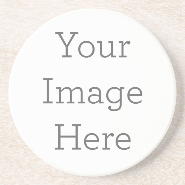 Crie sua própria Porta copos Sandstone (Frente)