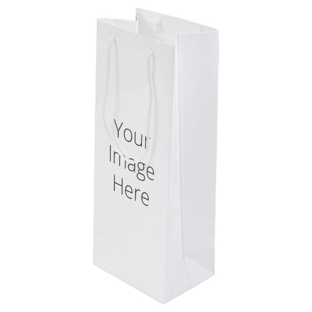 Crie Sua Própria Sacola De Presente Personalizada  (Frente inclinada)