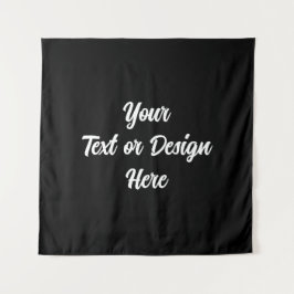 Crie sua própria tapeçaria preta