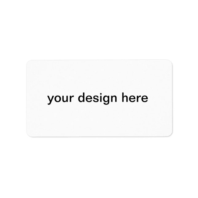 crie suas próprias etiquetas (Frente)