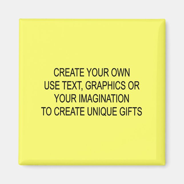 Crie suas próprias Imãs de geladeira (Frente)