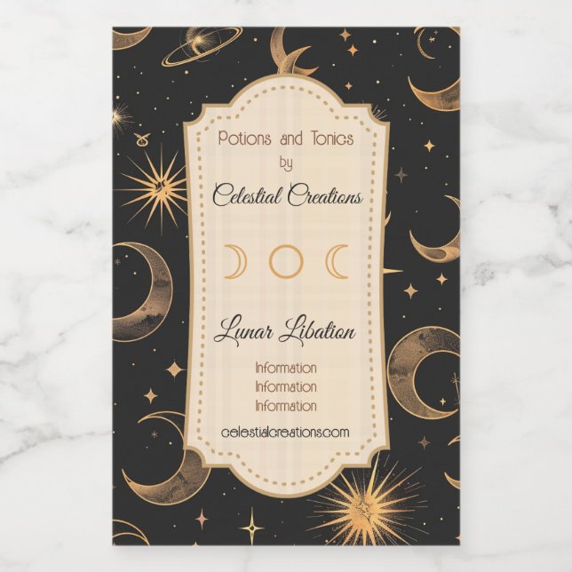 Crie suas próprias luas e planetas Celestial (Rótulo Único)