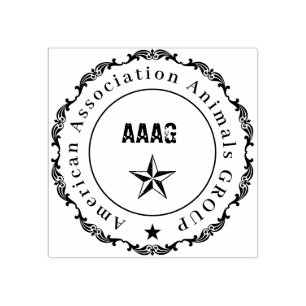 Crie um Carimbo Redondo com Estrelas Design