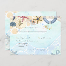 Crie um convite de evento náutico costeiro de prai