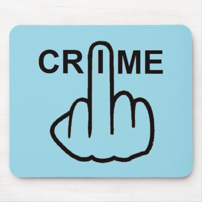 Crime De Mousepad É Crime (Frente)