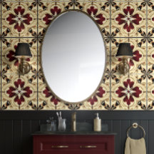 Crimson Grandeur - Vermelho, bege, preto - Tradici