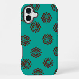 "Crimson Scrolls - Bold Elegance"