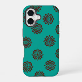 "Crimson Scrolls - Bold Elegance"