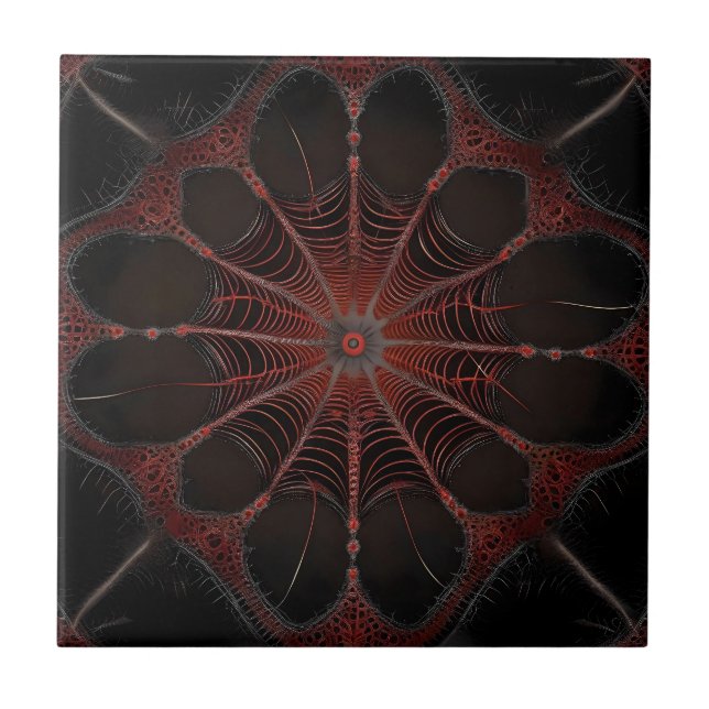 Crimson Web: Dança Fractal com a aranha Redback (Frente)