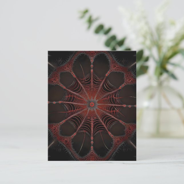 Crimson Web: Dança Fractal com a aranha Redback (Em pé/Frente)