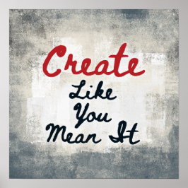 Crio Como Você Quer Dizer "Ti Poster Wall Art"