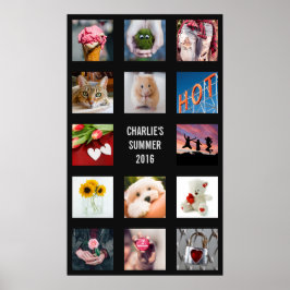 CRIO: SUAS PRÓPRIAS FOTOS E poster DE TEXTO