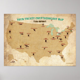 Criptides da Poster dos Estados Unidos