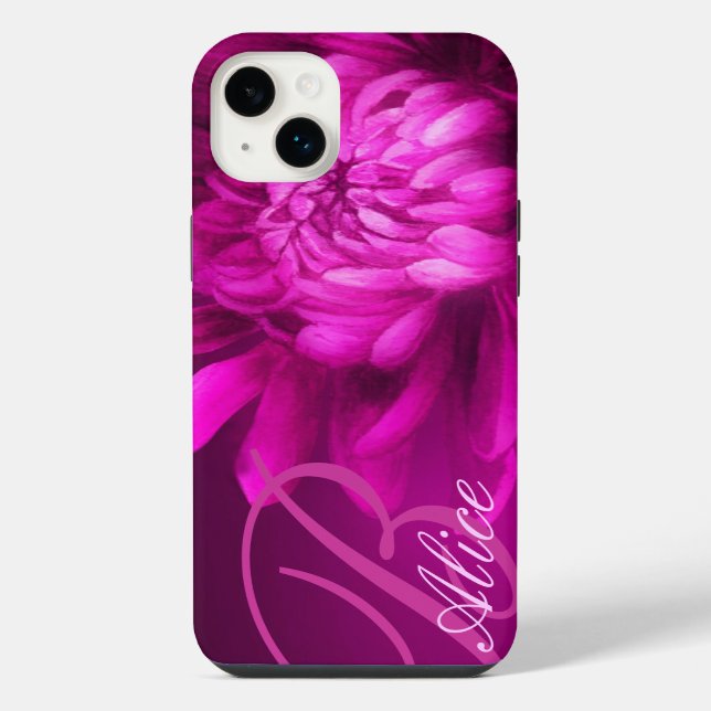 Crisântemo roxo nomeado (Verso)