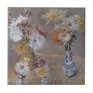 Crisântemos por Gustave Caillebotte