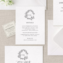 Crista Botânica | Detalhes de Casamento com Monogr