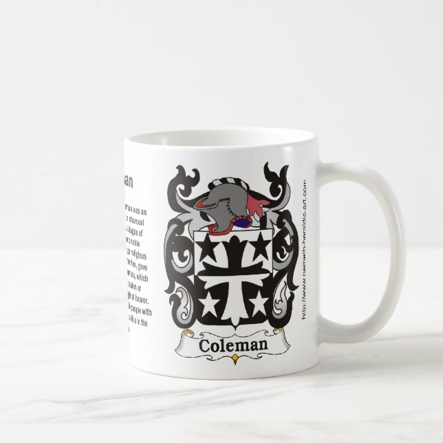 Crista da família de Coleman em uma caneca (Direita)