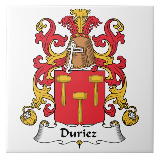 Crista da família de Duriez (Frente)