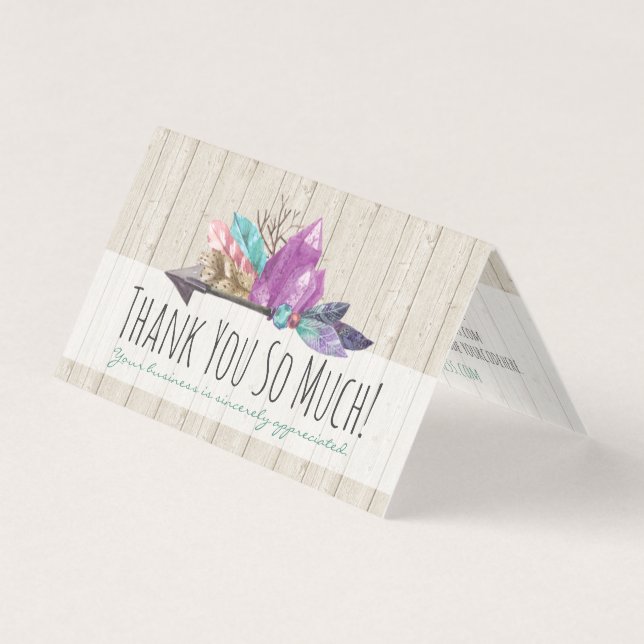 Cristais Boêmicos Russos e Madeira de Seta Obrigad (Frente)