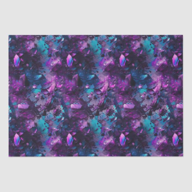 Cristais de Abstrato de papel para tecidos ópticos (Frente )