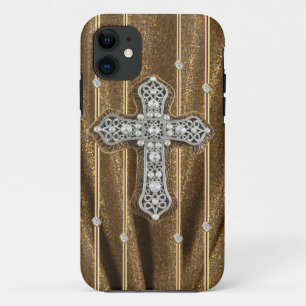 Cristais de rocha goldtone & CAPAS DE IPHONE