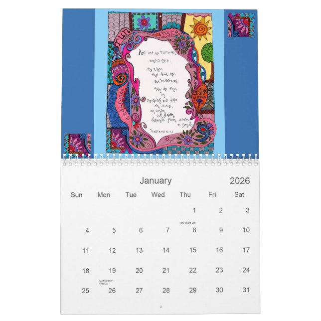 Cristão do calendário 2012 (Jan 2026)