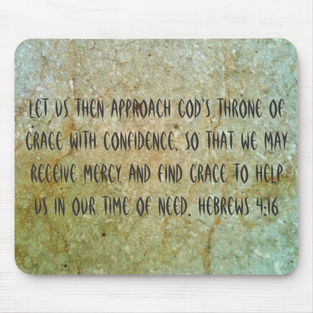 Cristão Mousepad do compaixão e da benevolência (Frente)