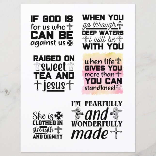 Cristão Religioso Jesus cita Bíblia Versa (Frente)