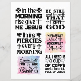 Cristão Religioso Jesus cita Bíblia Versa