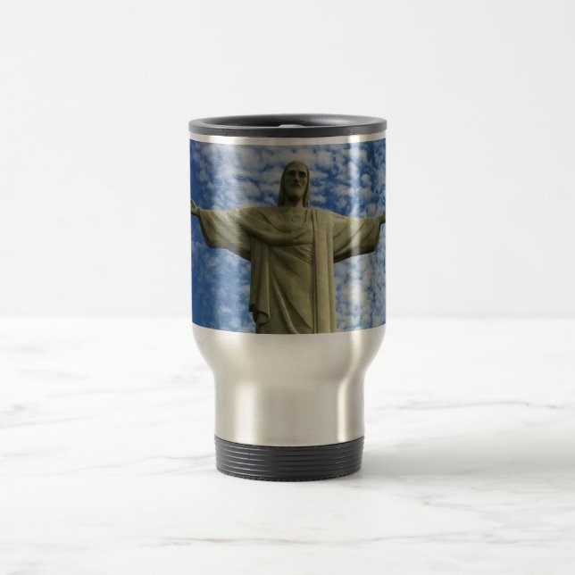Cristo a caneca de viagem do redentor (Centro)