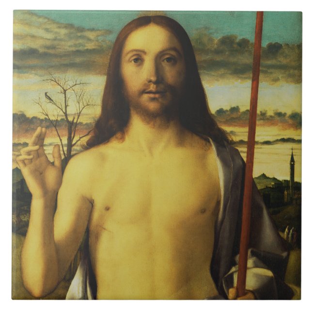 Cristo Abençoando de Giovanni Bellini   (Frente)