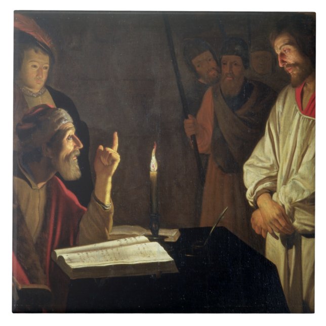 Cristo antes de Caiaphas (óleo em canvas) (Frente)