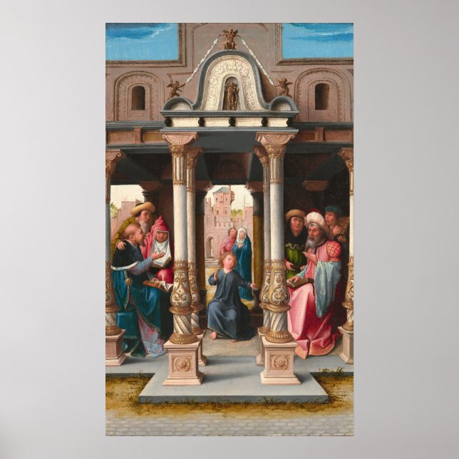 Cristo - Bernard van Orley Fine Art Poster (Frente)