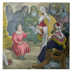 Cristo com os doutores no templo, de um bibl