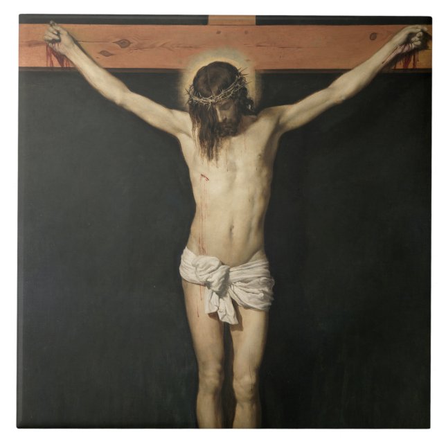 Cristo Crucificado na Cruz (Fé) (Velazquez) (Frente)