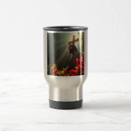 Cristo de Jesus na Caneca de viagem do Jardim