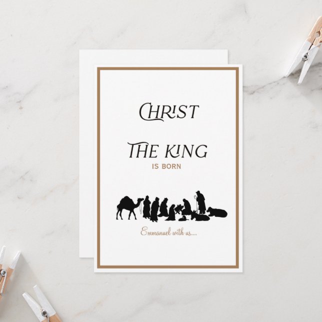 Cristo do Rei é Natal Cristão Nascer (Frente/Verso In Situ)