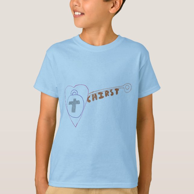Cristo é a camisa básica das crianças (Frente)