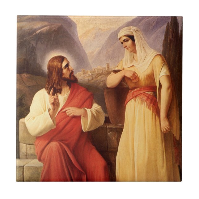 Cristo e a Samaritana por Christian Schleisner (Frente)