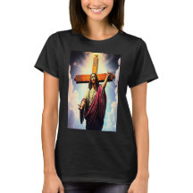 Cristo E Camiseta Cruzada