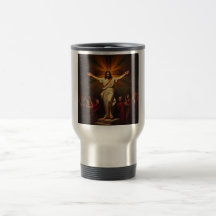 Cristo é Caneca de viagem risen