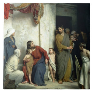 Cristo e Crianças por Carl Bloch
