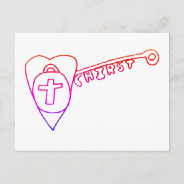 Cristo é o cartão postal principal (Frente)