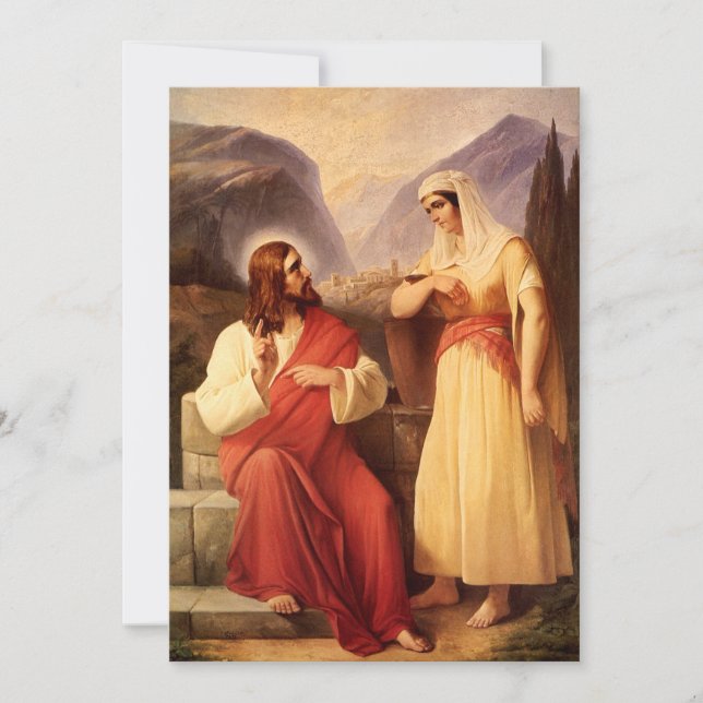 Cristo e samaritano por Christian Schleisner (Frente)