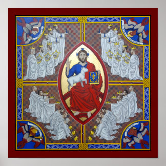 Cristo em Majestade e o Impressão Poster de 24 ido