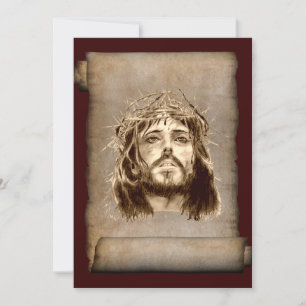 Cristo Jesus Coroa de Espórons em Deslocamento