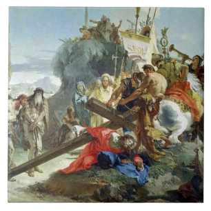 Cristo na estrada ao calvário, 1749 (óleo em