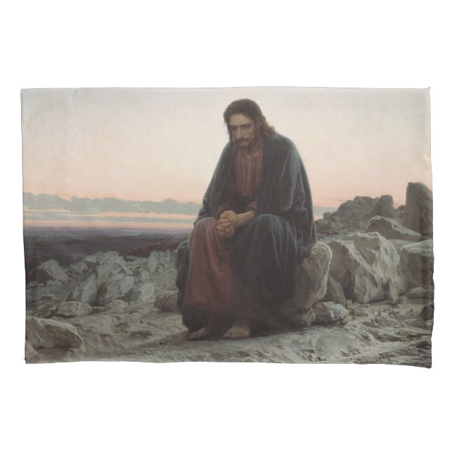 Cristo na Natureza Selvagem (por Ivan Kramskoi) (Frente)